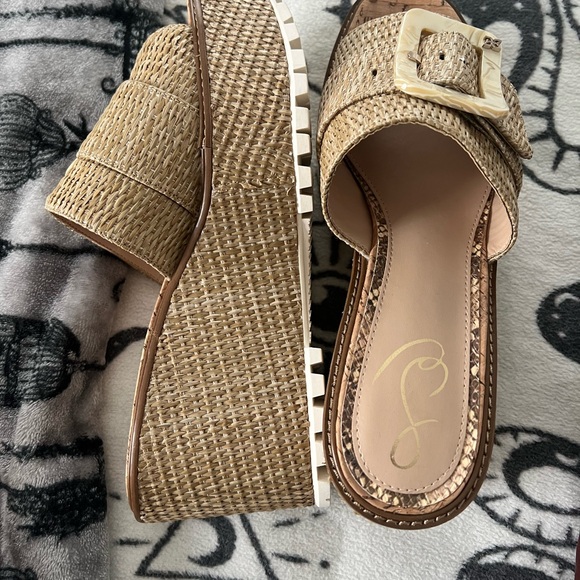 Sam Edelman Shoes - Rafia style wedge sandals